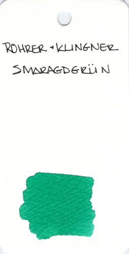 * GREEN ROHRER & KLINGNER SMARAGDGRUN