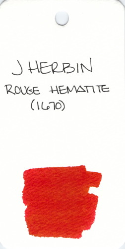 * RED J HERBIN ROUGE HEMATITE