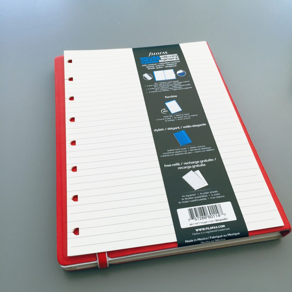 NOTEBOOK REVIEW Filofax A5 Notebook Pentulant